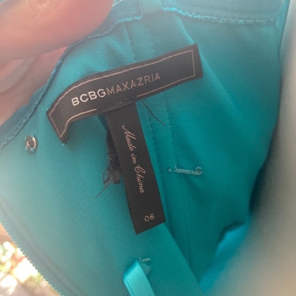 Y2k Turquoise Halter Maxi Dress - Picture 12 of 13